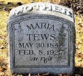 Mary Tews Grave Marker